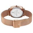 Fastrack Stunners Quartz Analog Purple Dial Rose Gold Stainless Steel Strap Watch For Girls - image number 5