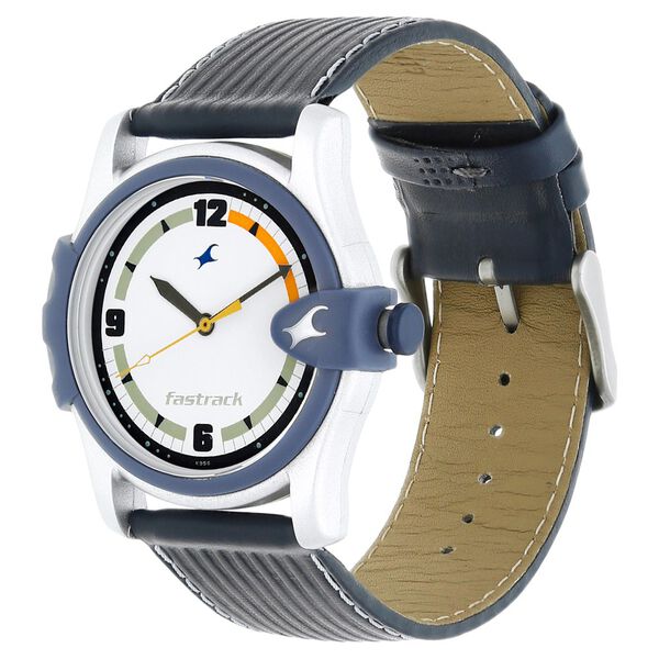 Fastrack Quartz Analog Silver Dial Plastic Strap Unisex Watch - image number 1
