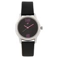 Fastrack Quartz Analog Red Dial Leather Strap Watch for Girls