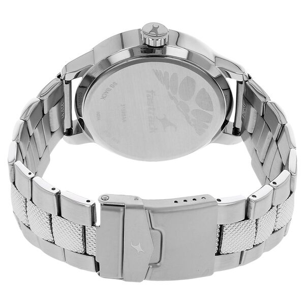 Fastrack Motorheads Quartz Multifunction Grey Dial Stainless Steel Strap Watch for Guys - image number 3