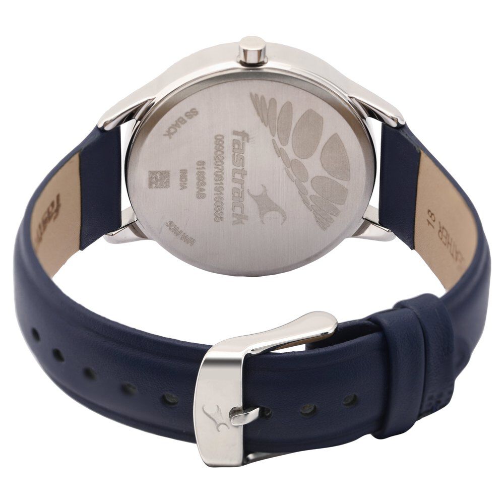 Fastrack blue belt watches new arrivals