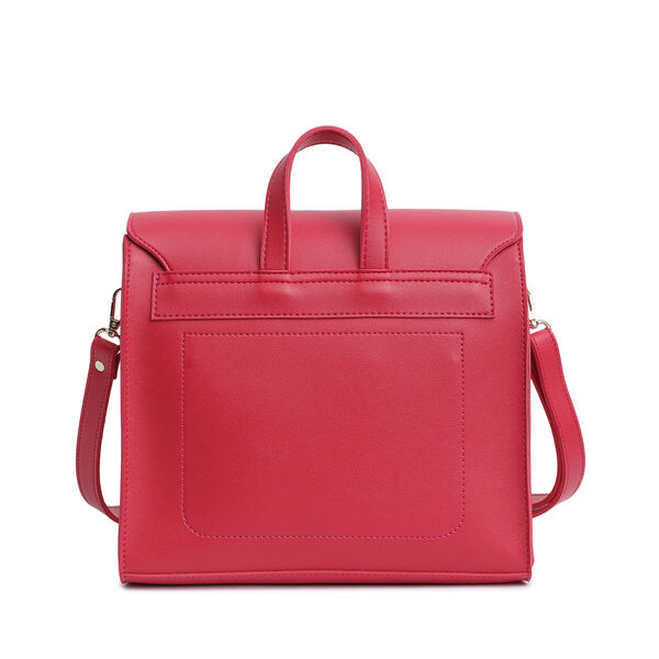 Fastrack College Satchel Bag for Women | Stylish Bag for Girls, Ladies, Women | Everyday Satchel for College, Work Made of High Quality Faux Leather (Pink Flash) - image number 2