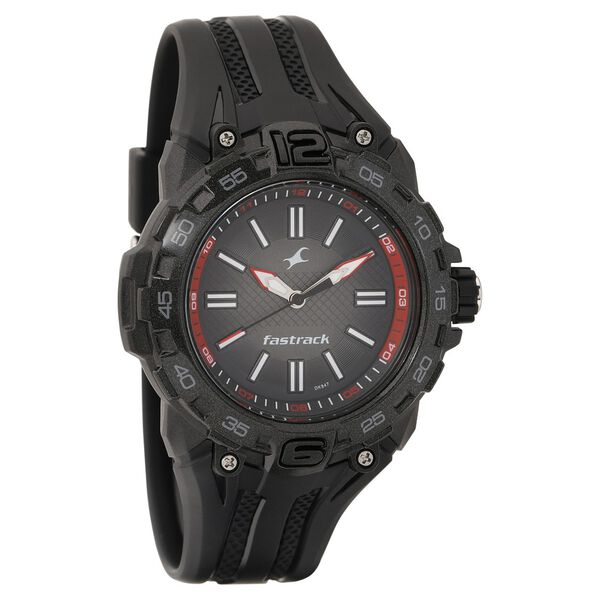 Fastrack Trendies Quartz Analog Bicolour Dial PU Strap Watch for Guys - image number 0