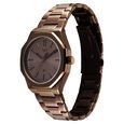 Vyb Challenger By Fastrack Quartz Analog Brown Dial Brown Stainless Steel Strap Watch For Guys - image number 2