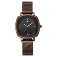 Fastrack Stunners Quartz Analog Black Dial Brown Stainless Steel Strap Watch For Girls - image number 0