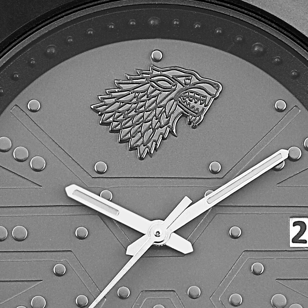 Buy Online Fastrack Game Of Thrones Quartz Analog with Date Grey Dial Stainless Steel Strap Watch for Guys nm3210nm01 Fastrack