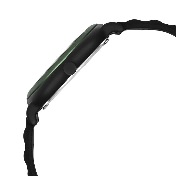 Fastrack Hype All Black Quartz Analog Black Dial With Black Silicone Strap Watch For Unisex - image number 3