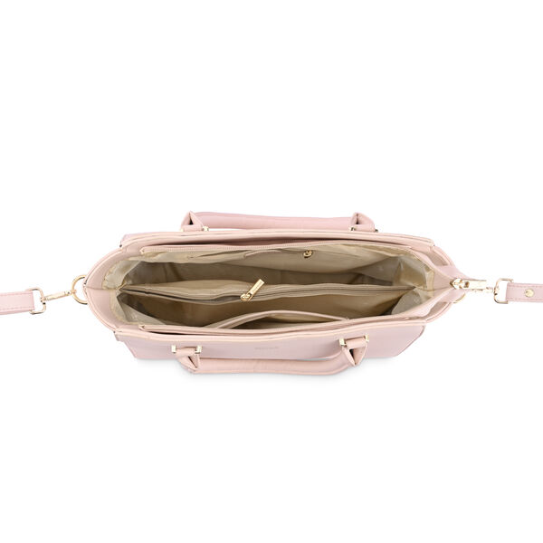 Fastrack Powder Pink Large Satchel Bag for Women - image number 8