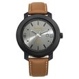 Fastrack Bare Basics Quartz Analog with Date Grey Dial Leather Strap Watch for Guys - image number 1