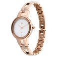 Vyb Halo By Fastrack Quartz Analog White Dial Metal Strap Watch For Girls - image number 3