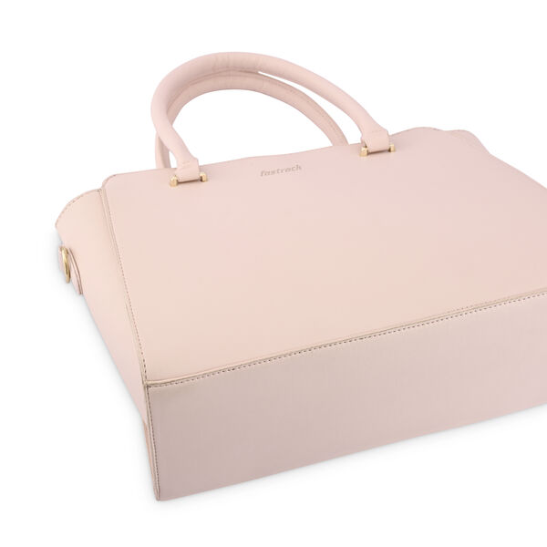 Fastrack Powder Pink Large Satchel Bag for Women - image number 6