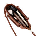 Fastrack Tan Large Satchel Bag for Women - image number 7