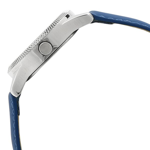 Fastrack Quartz Analog Blue Dial Leather Strap Watch for Girls - image number 2
