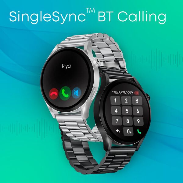 Fastrack Radiant FX4 Premium Metal Smartwatch with 3.8 cm EdgeX AMOLED Display, Functional Crown - image number 3