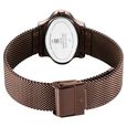 Fastrack Pulse Quartz Analog White Dial Brown Stainless Steel Strap Watch For Girls - image number 5