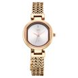Vyb Seeker By Fastrack Quartz Analog Silver Dial Rose Gold Metal Strap Watch For Girls - image number 1