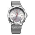 Fastrack Vyb Pioneer Quartz Analog Silver Dial Silver Metal Strap Watch For Guys - image number 2