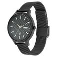 Fastrack Ruffles Quartz Analog with Day and Date Black Dial Stainless Steel Strap Watch for Girls - image number 3