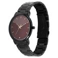 Fastrack Stunners Quartz Analog Maroon Dial Brown Stainless Steel Strap Watch For Guys - image number 2