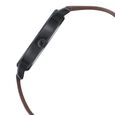Fastrack Style Up Silver Dial Leather Strap Watch for Guys - image number 3