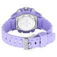Fastrack Street line Quartz Analog Digital Purple Dial Silicone Strap Watch for Girls - image number 4