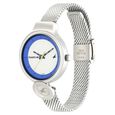 Fastrack Denim Quartz Analog White Dial Stainless Steel Strap Watch for Girls - image number 2