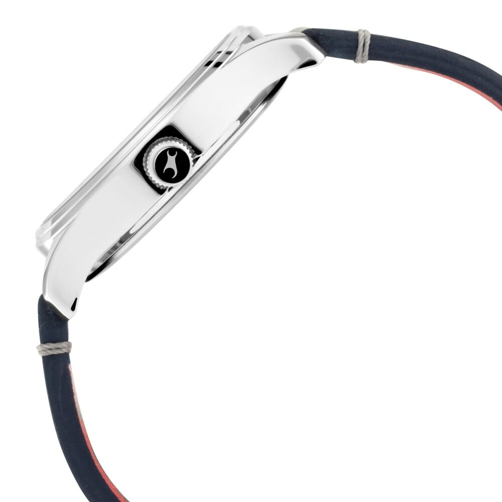 Fastrack I Love Me Quartz Analog Silver Dial Leather Strap Watch