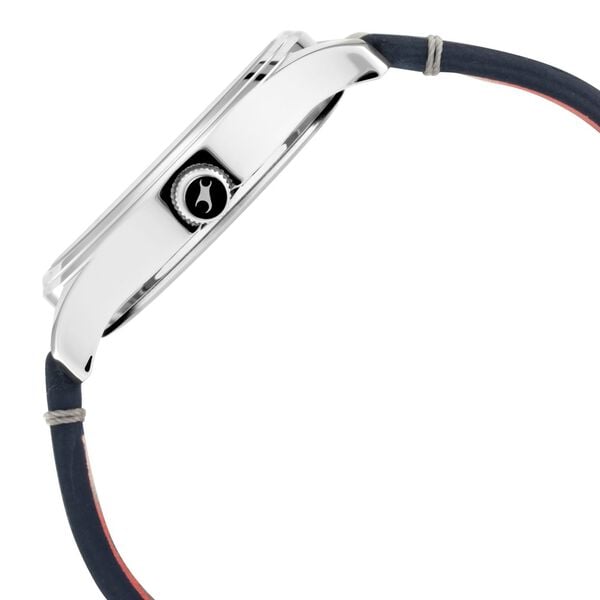Fastrack I Love Me Quartz Analog Silver Dial Leather Strap Watch for Guys - image number 3