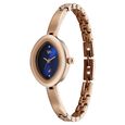 Vyb Luna By Fastrack Quartz Analog Blue Dial Rose Gold Metal Strap Watch For Girls - image number 2