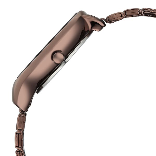 Fastrack Gelato brown multifunction metal strap watch with Chocolate dial for Girls - image number 4