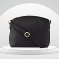 Fastrack Black Quilted Sling Bag for Women - image number 0