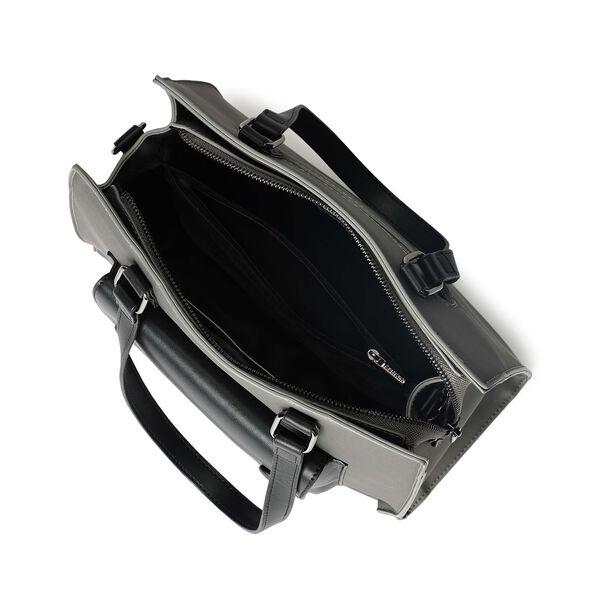 Two-Tone Satchel Bag - image number 3