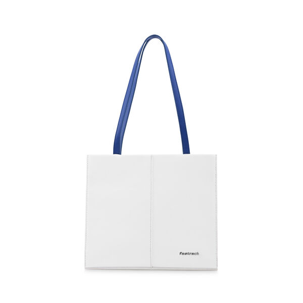 Fastrack White Shoulder Bag with Contrast Straps - image number 1