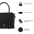 Fastrack Black Large Satchel Bag for Women - image number 9