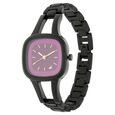 Fastrack Quartz Analog Purple Dial Stainless Steel Strap Watch for Girls - image number 1