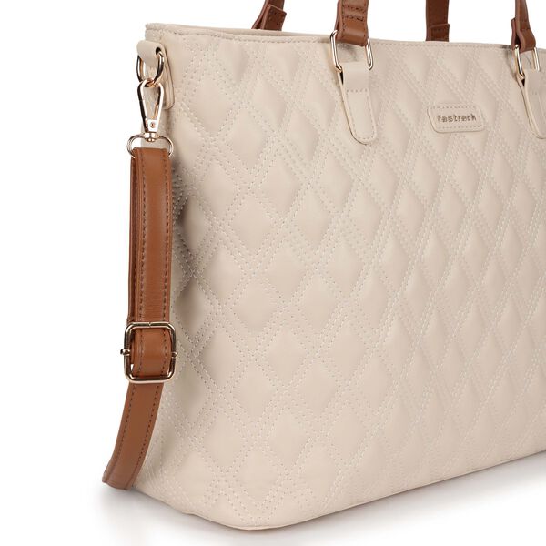 Quilted crush laptop tote - image number 6