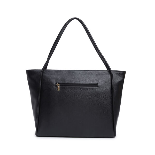 Fastrack Spacious Laptop Tote Bag for Women | Stylish Tote Bag for Girls, Ladies, Women | College Everyday Bag Made of High-Quality Faux Leather (Black) - image number 2