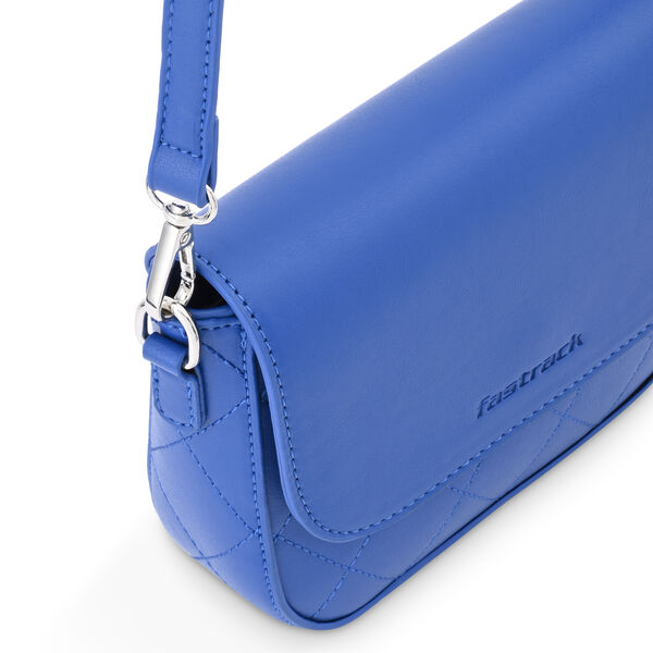 Fastrack Compact Sling Bag with Adjustable Sling in Blue - image number 5
