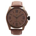 Fastrack Quartz Analog Black Dial Leather Strap Watch for Guys