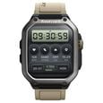 Fastrack Active Pro with 4.69 cm AMOLED Display and AOD, Functional Crown, BT Calling Rugged Smartwatch with Black Strap