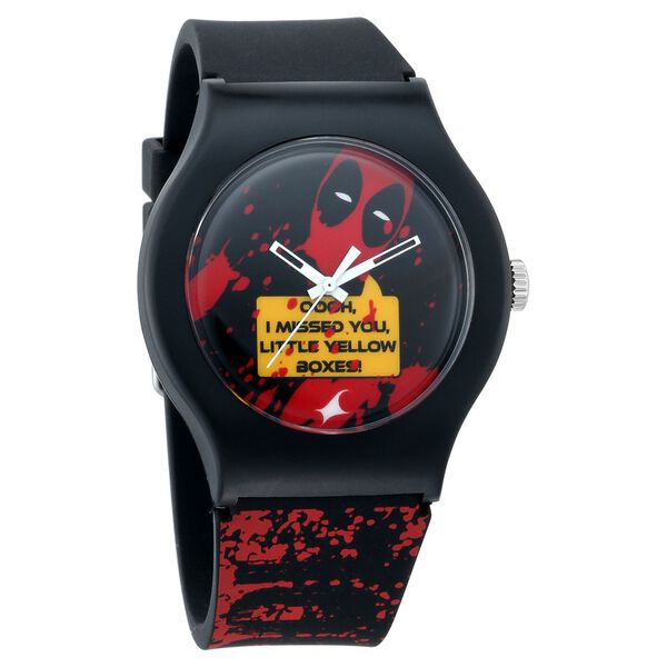 Fastrack Deadpool Quartz Analog Bicolour Dial Silicone Strap Unisex Watch - image number 1