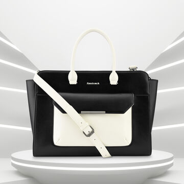 Fastrack Chic Carry-All Laptop Tote in Black