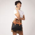 Fastrack Structured Satchel for Women | Stylish Everyday Satchel for Girls, Ladies, Women | Spacious Bag Made of High Quality Faux Leather (Black) - image number 7