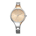 Fastrack Vyb Striker Quartz Analog Rose Gold Dial Metal Strap Watch for Girls