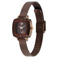 Vyb Seeker By Fastrack Quartz Analog Brown Dial Metal Strap Watch For Girls - image number 3