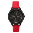 Fastrack Quartz Analog Anthracite Dial Leather Strap Watch for Girls - image number 0