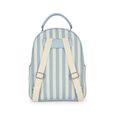 Pastel Stripe Canvas Backpack - image number 5