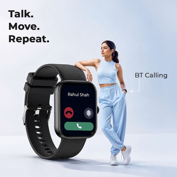 Fastrack Smart Revoltt S1 Smartwatch with 1.83" Ultra VU Display, BT Calling - image number 4