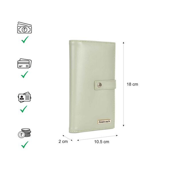 Olive snapfold wallet - image number 8