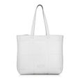 Grey QUILTED TOTE BAG - image number 1
